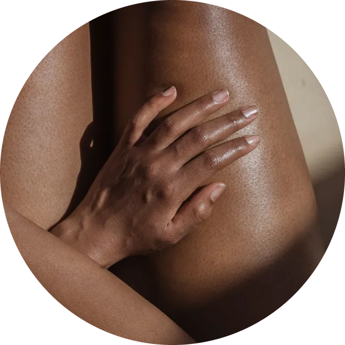 Smooth, glowing skin after a bikini wax