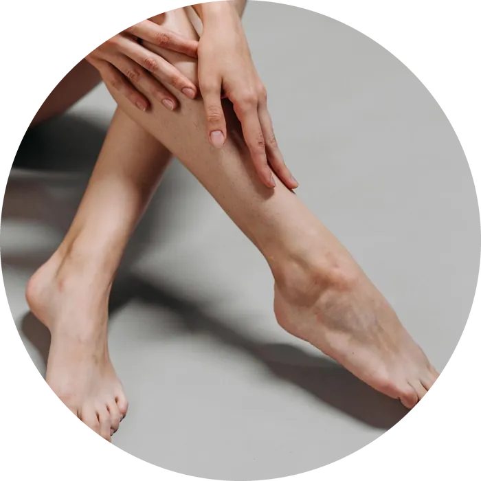 Smooth legs after body waxing
